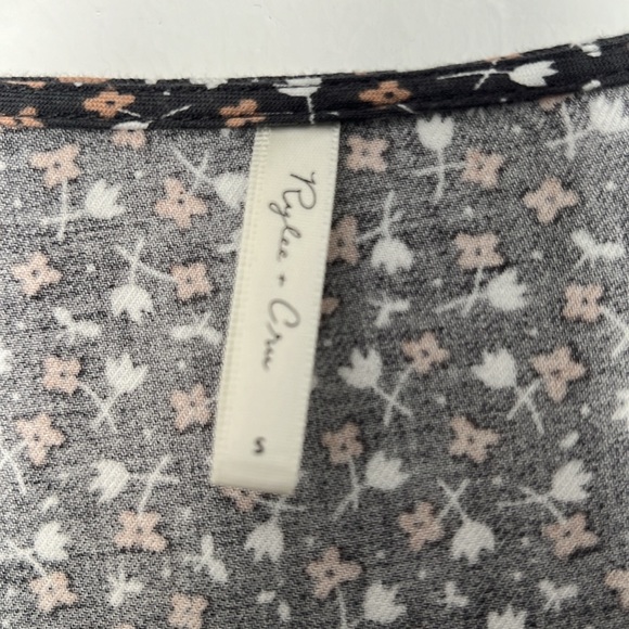 Rylee + Cru Ditsy Mabel Dress-Washed Indigo women's, Size S - Picture 3 of 8